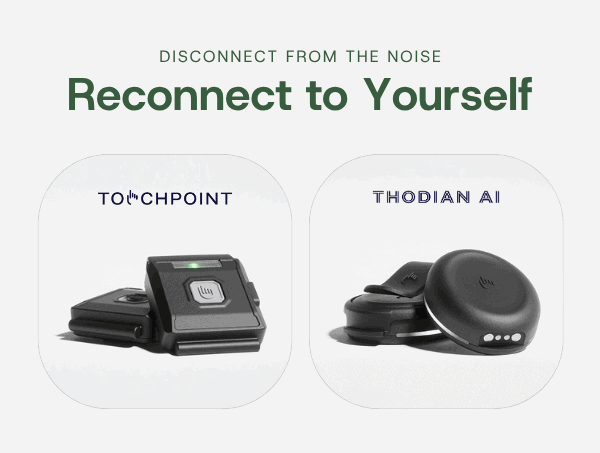 Disconnect from the noise, reconnect to yourself. 