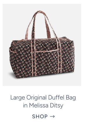 Large Original Duffel Bag in Melissa Ditsy
