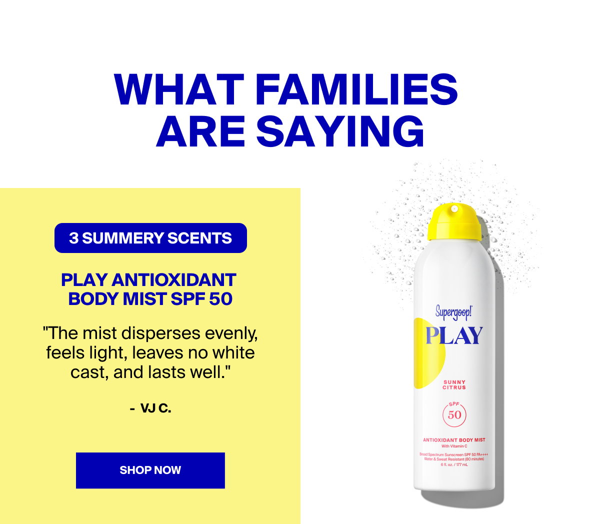 PLAY Mist SPF 50