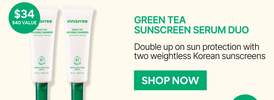 GREEN TEA SUNSCREEN SERUM DUO