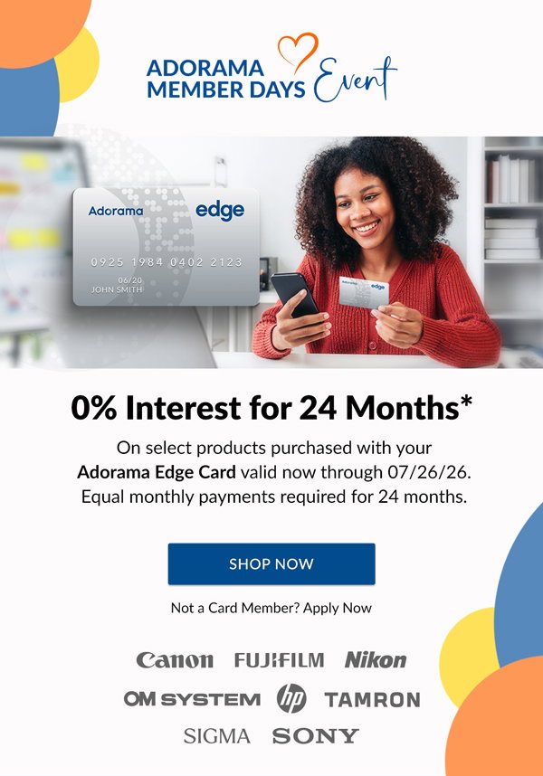 o% Interest for 24 Months | Shop Now