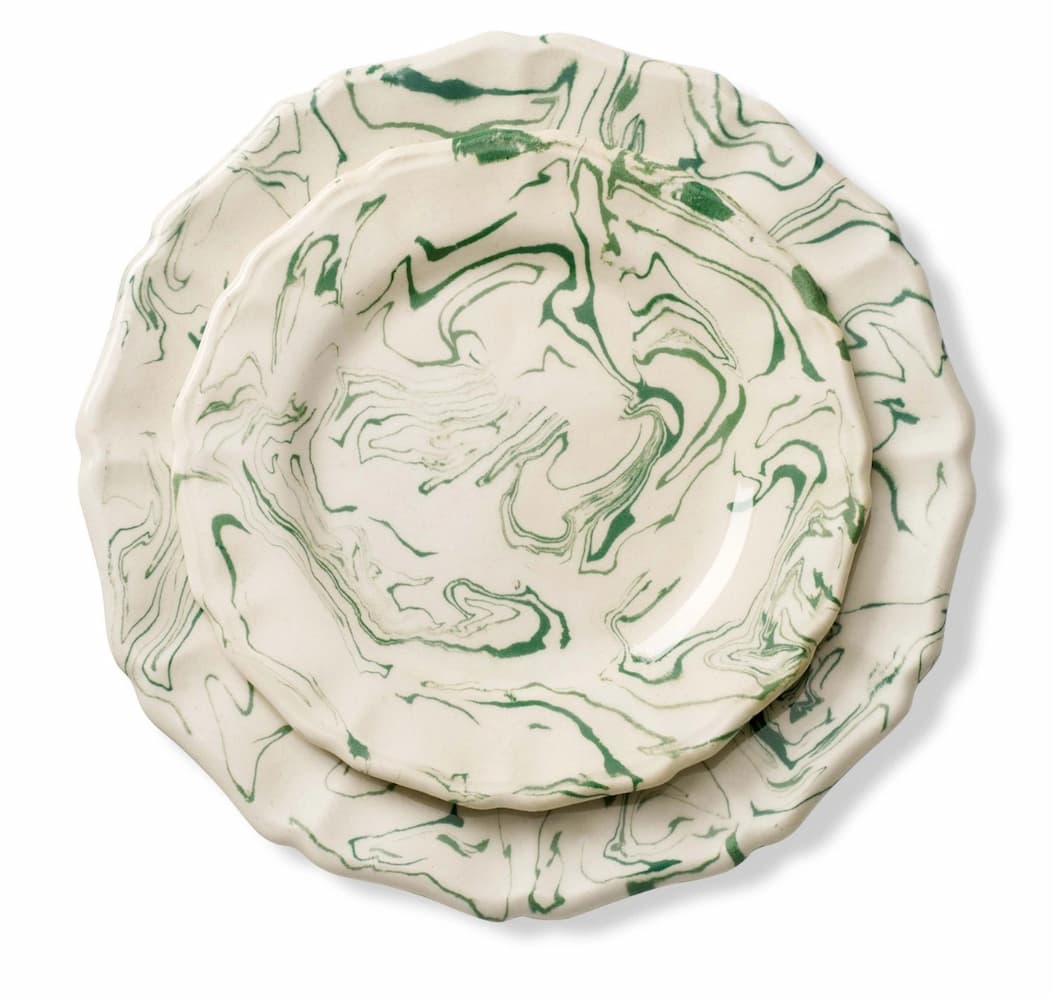 Marblelized Plates