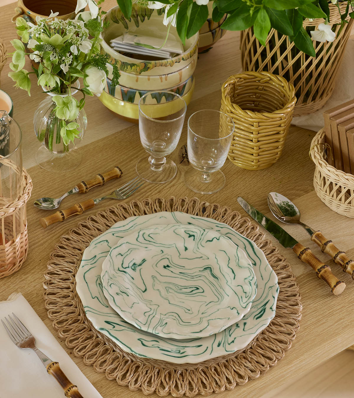 Marblelized Plates