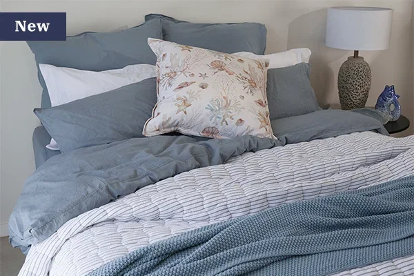Thread Office Seersucker Stripe Quilt Set, 3-Piece