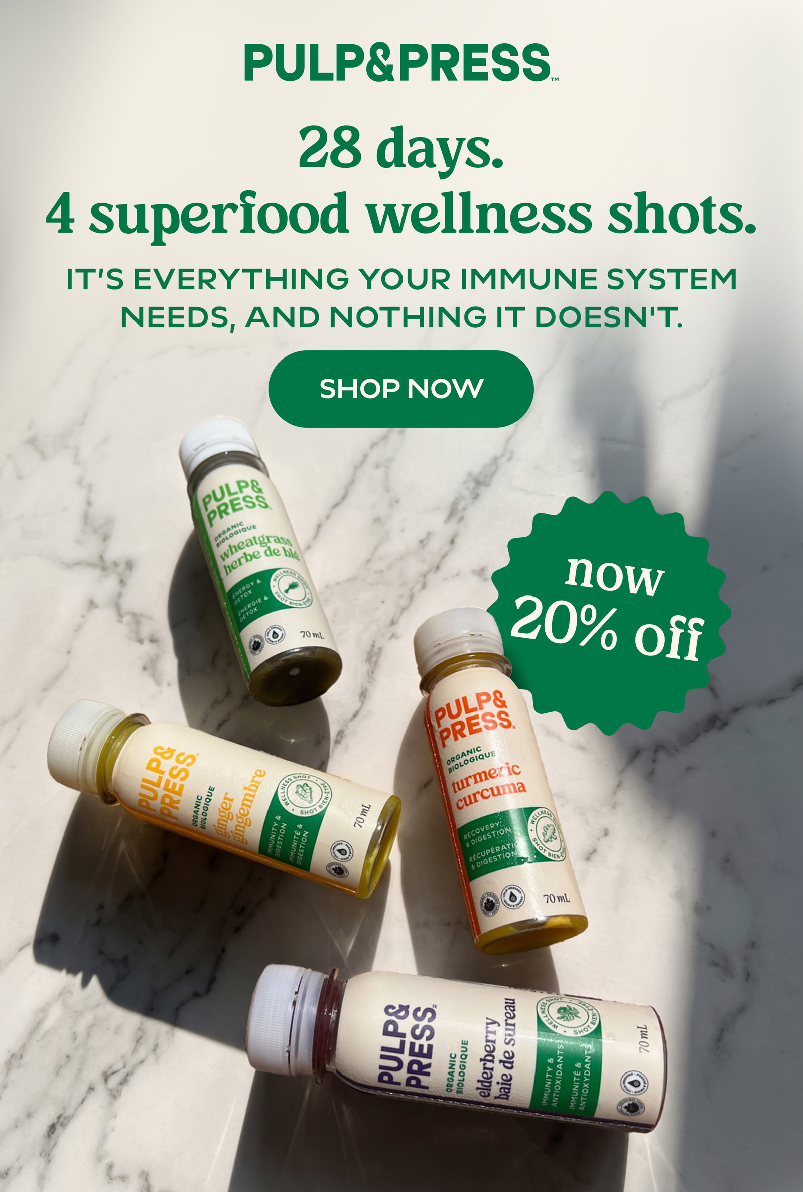 28 days. 4 superfoods. 