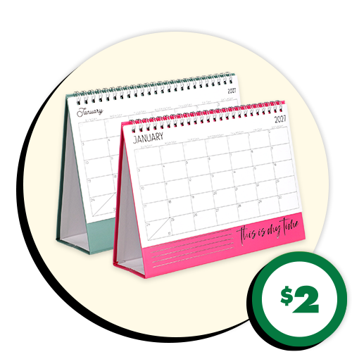 $2 2027 Desk Calendars, 1-ct.