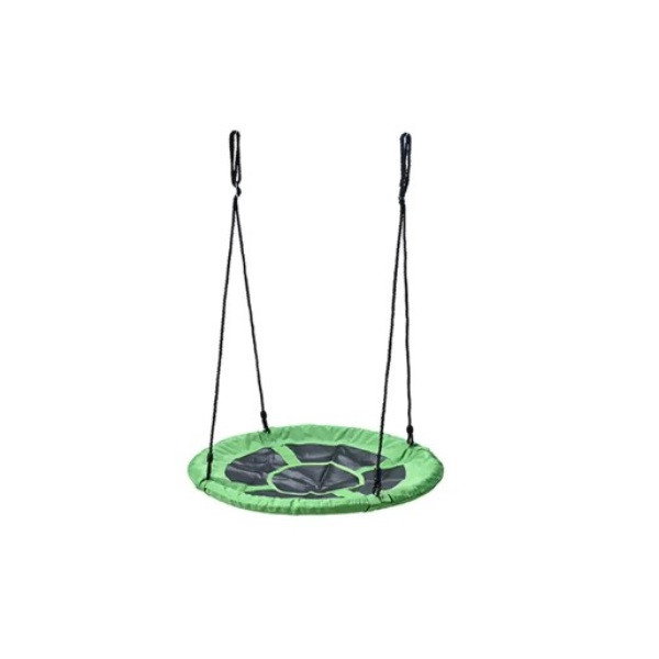 Vogelnest schommel | Ø 100 cm (Hoogte verstelbaar, 100 kg, Groen)