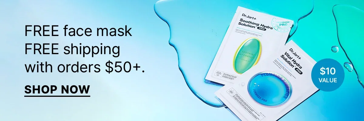 FREE face mask | FREE shipping with orders $50+. | SHOP NOW