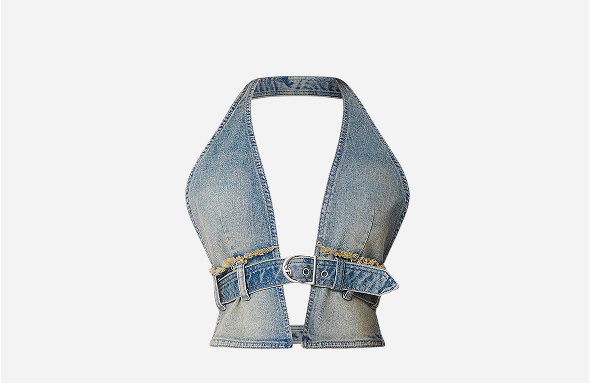 Mikey Halter Belt Top