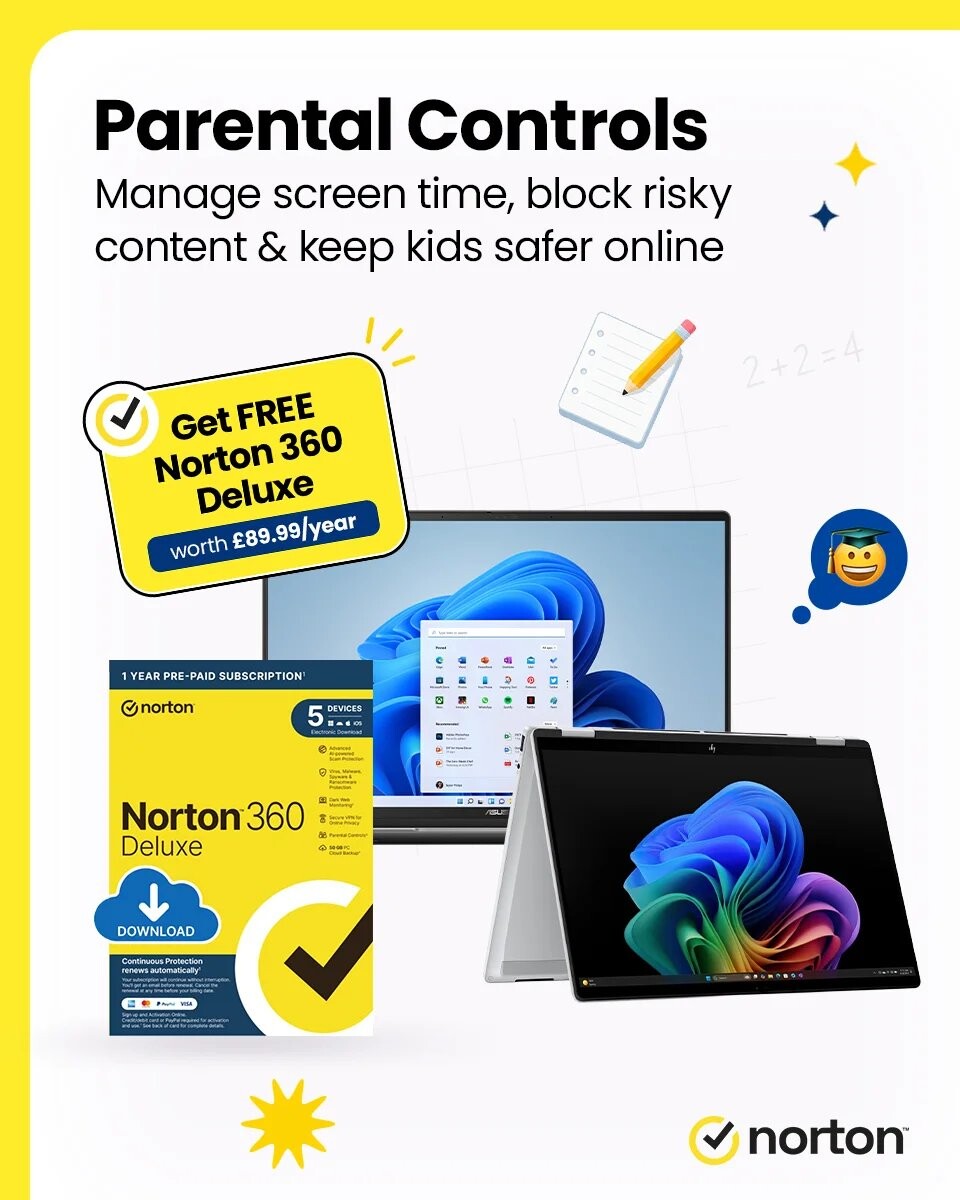 Norton 360 free with back to school ready tech