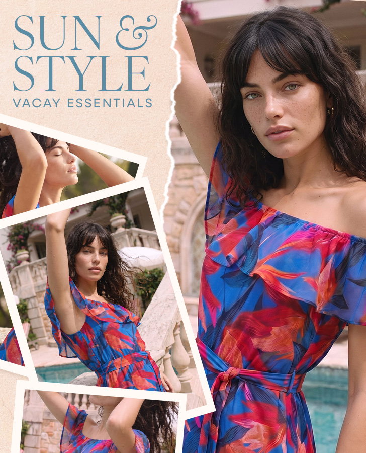 Floral Print Bardot Belted Maxi Dress