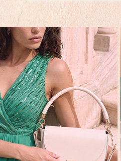 Metal Clasp Saddle Shoulder Bag