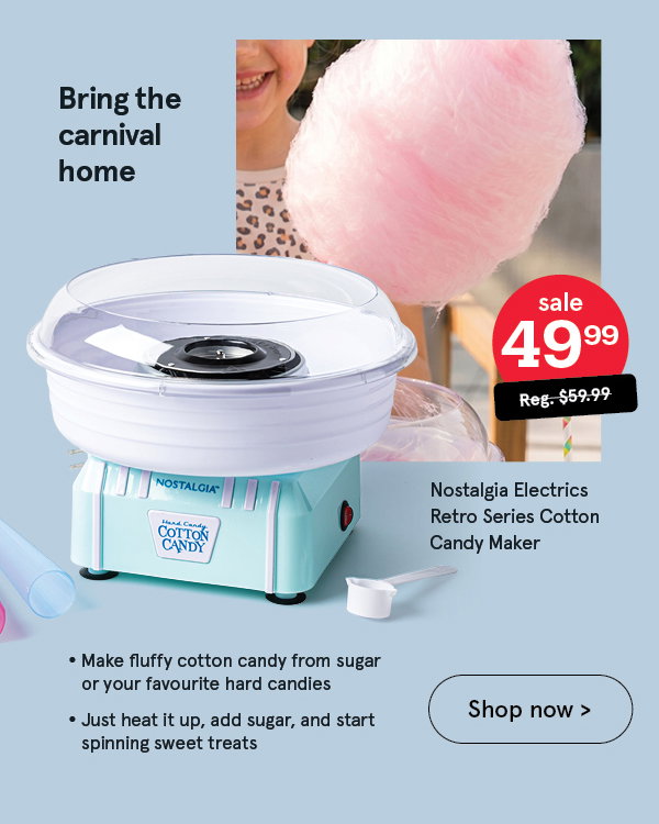 Nostalgia Electrics Retro Series Cotton Candy Maker