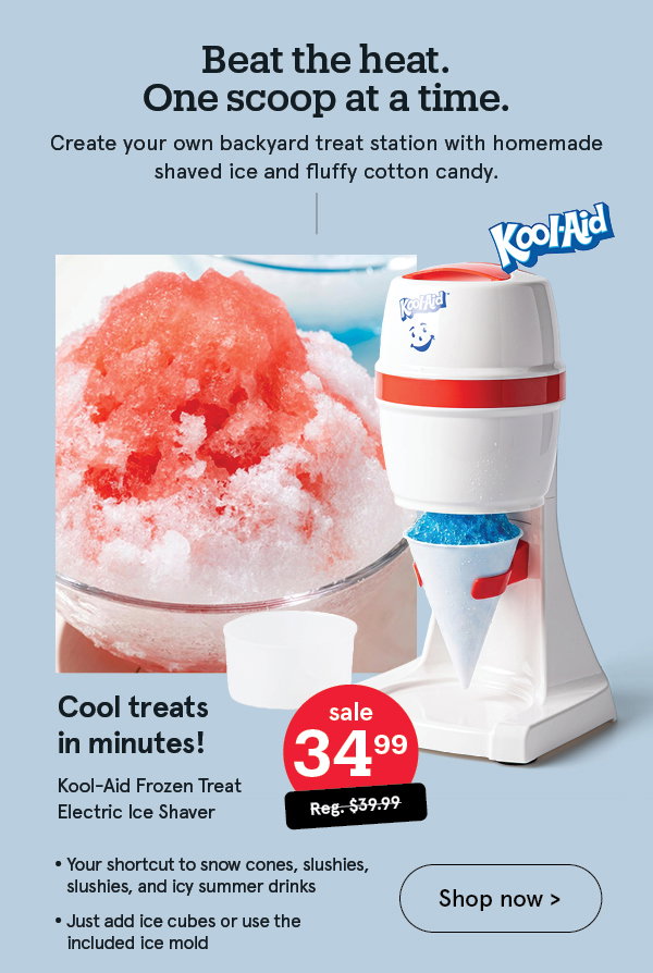 Kool-Aid Frozen Treat Electric Ice Shaver