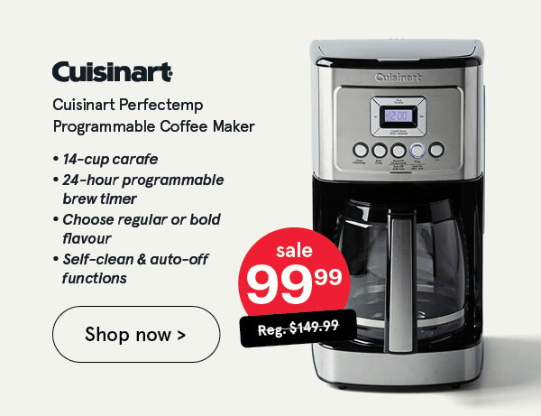 Cuisinart Perfectemp Programmable Coffee Maker
