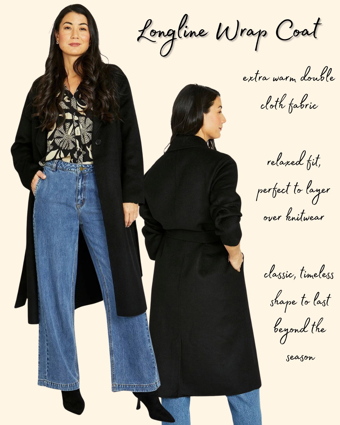 Longline Wrap Coat