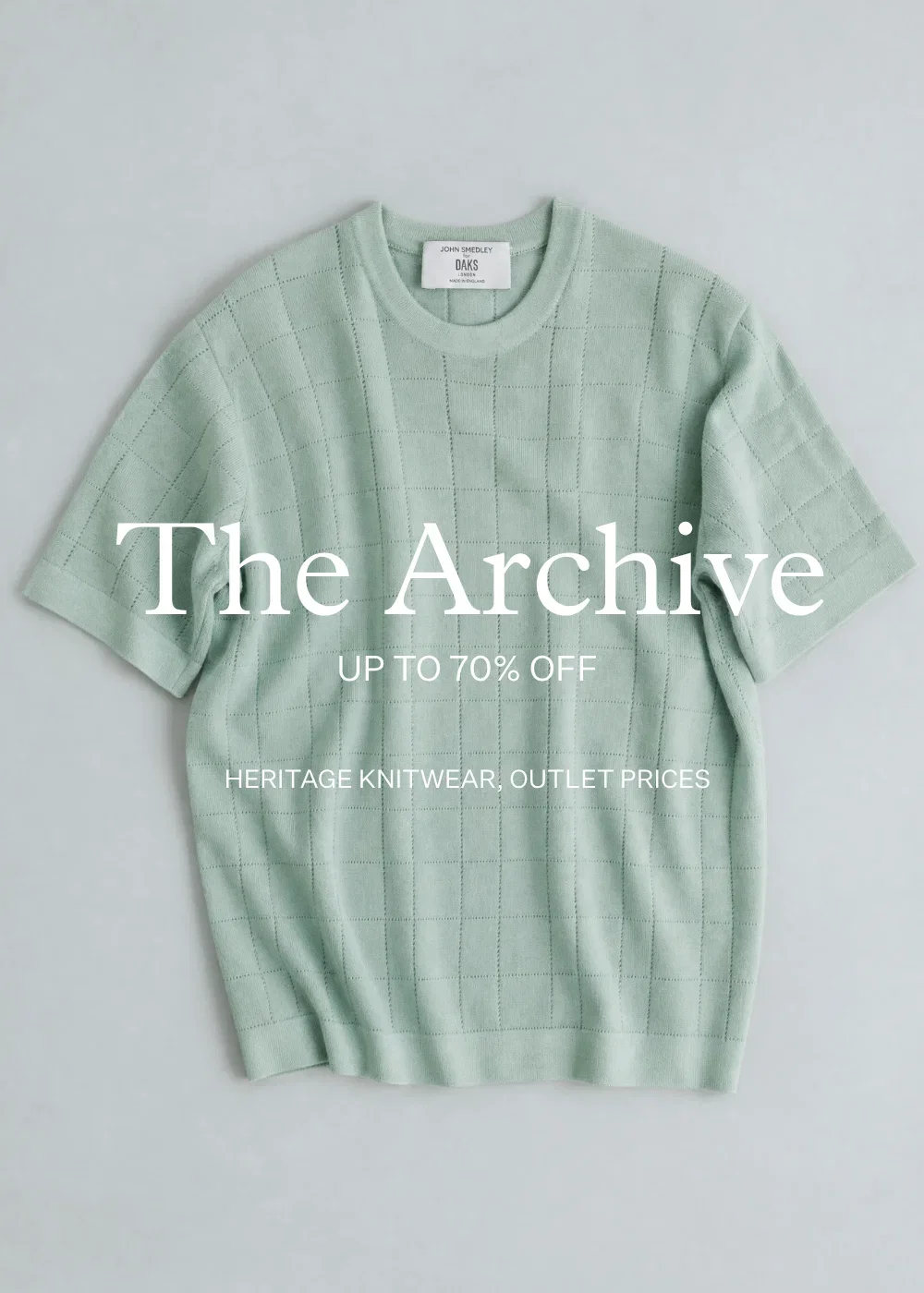 Up to 70% off in the Archive