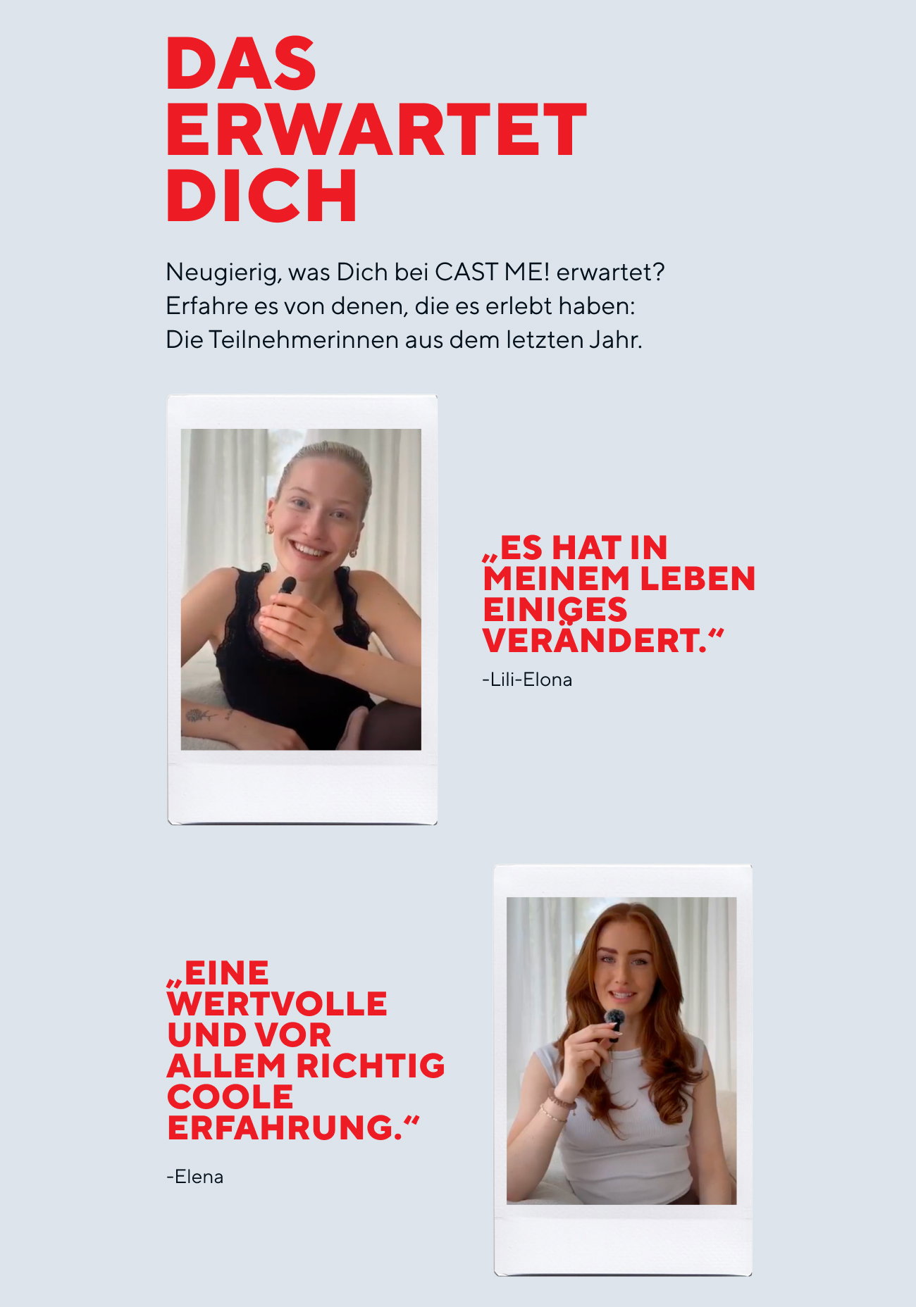 DAS ERWARTET DICH