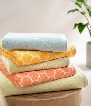Dyckhoff Handtuch Set 6 Frottier BIO Baumwolle.