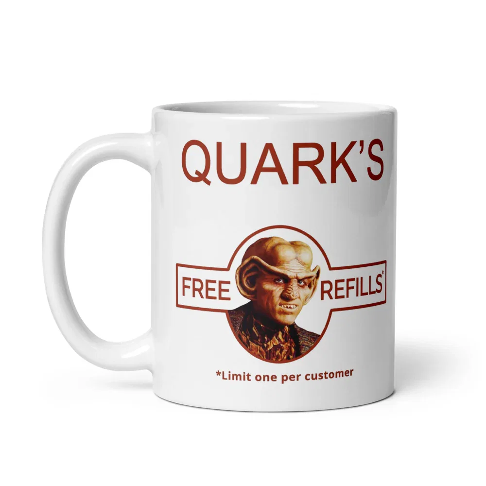 Image of Star Trek: Deep Space Nine Quark's Inspired White Mug