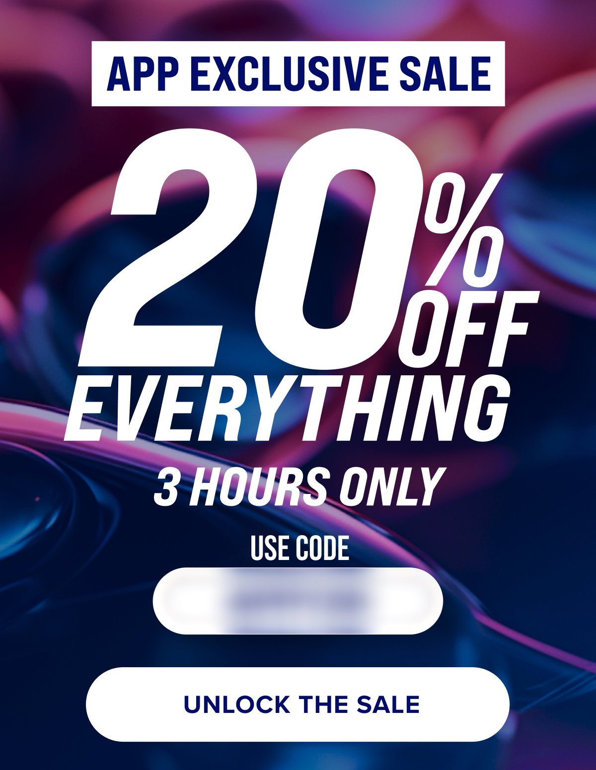 Unlock the sale