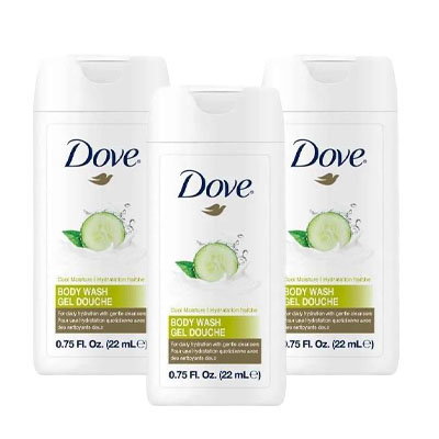 Dove Cucumber Body Wash - 0.75 oz