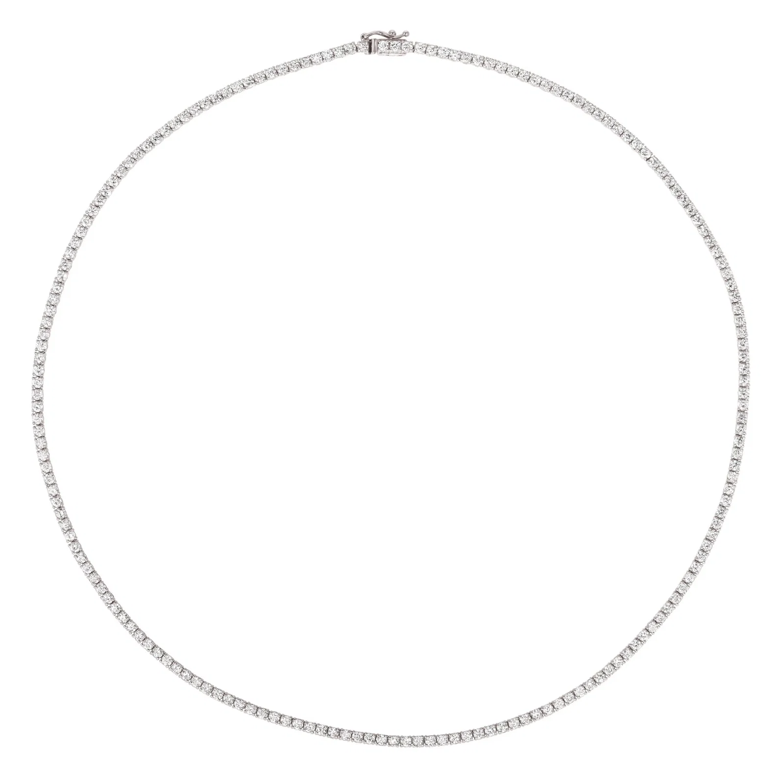 Image of Morris & David 14K Gold 6.00ctw Diamond Tennis Necklace 16