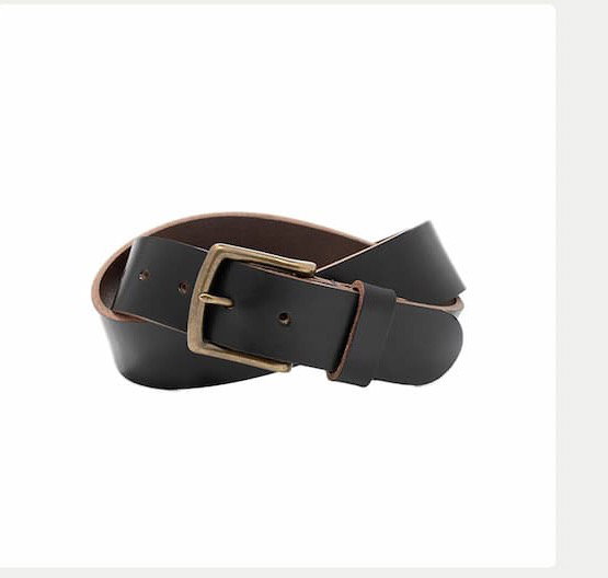 Black CXL Leather Belt