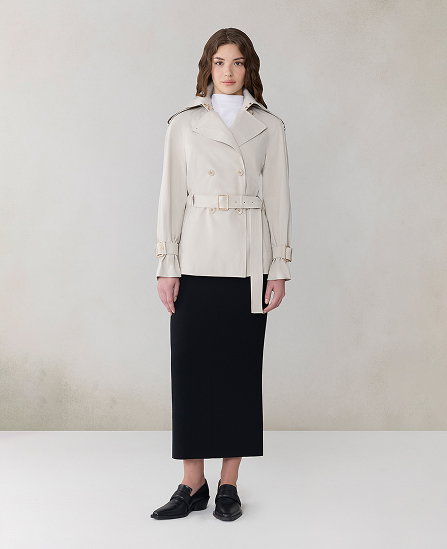 BECKY Short Trench Coat