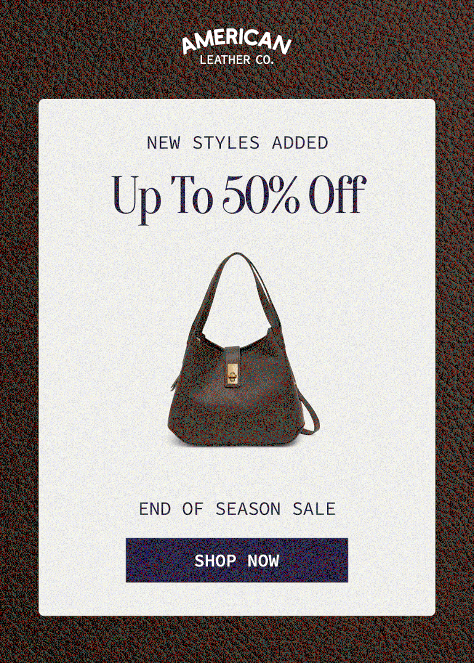 New Styles Added: Up To 50% Off