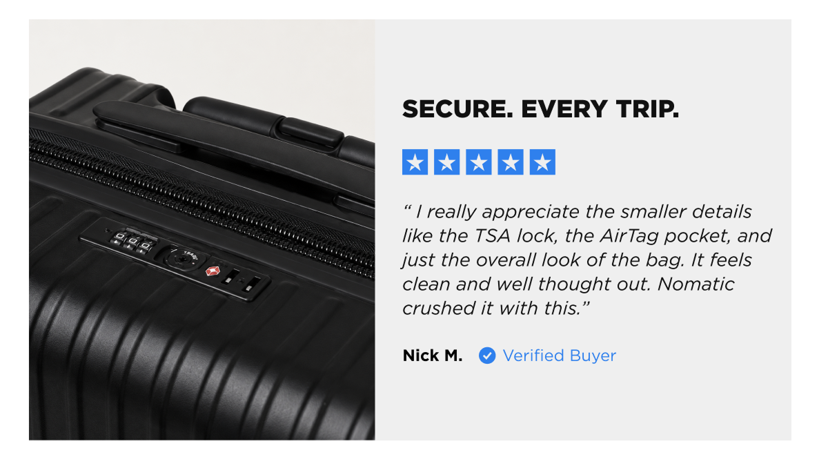 SECURE. EVERY TRIP.