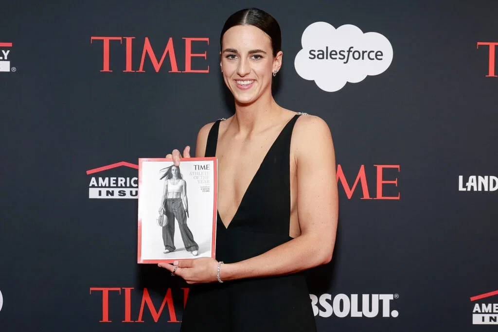 Caitlin Clark attends the 2024 A Year In TIME dinner at Current at Chelsea Piers on December 11, 2024 in New York City.
