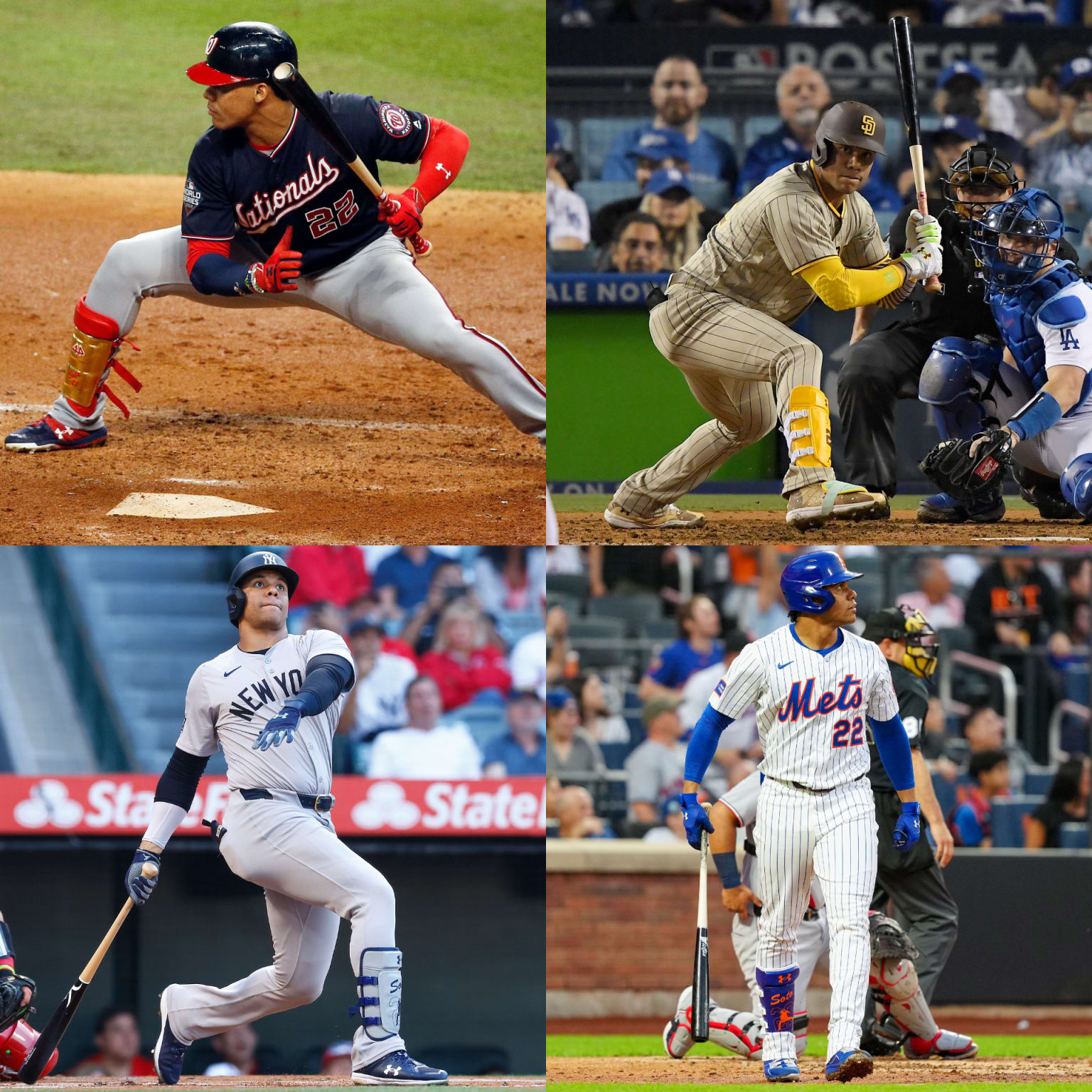 Juan Soto's bat through the years