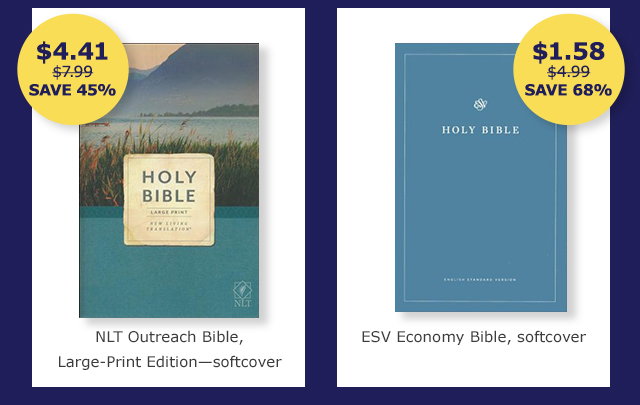 NLT Outreach Bible | ESV Economy Bible