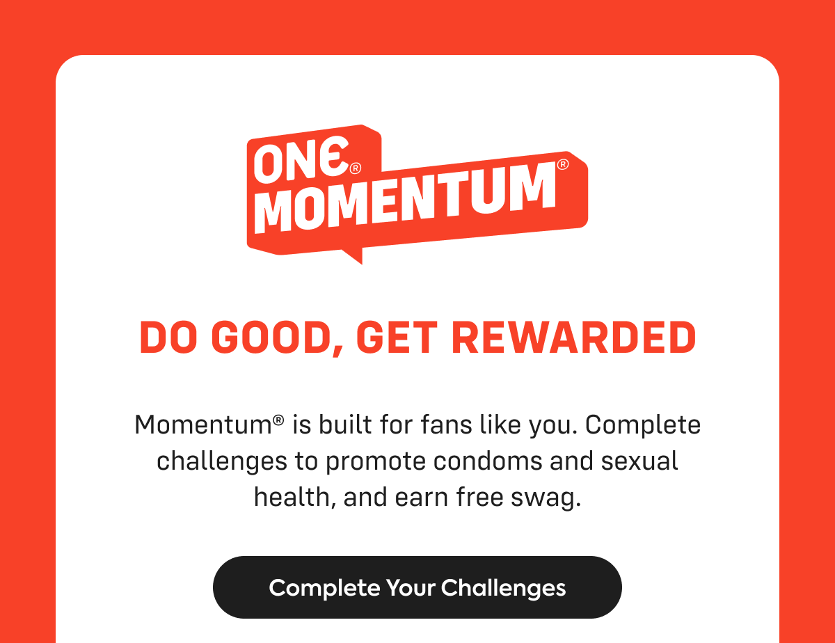 one momentum - do good, get rewarded - complete your challenges