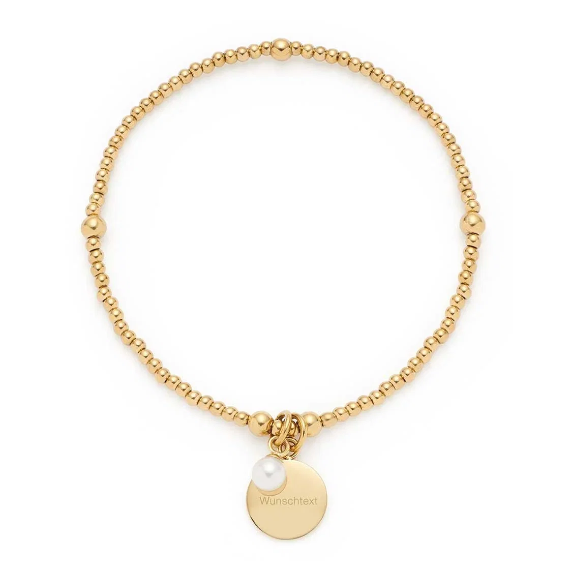 Image of Armband DEBBY gold mit persönlicher Gravur