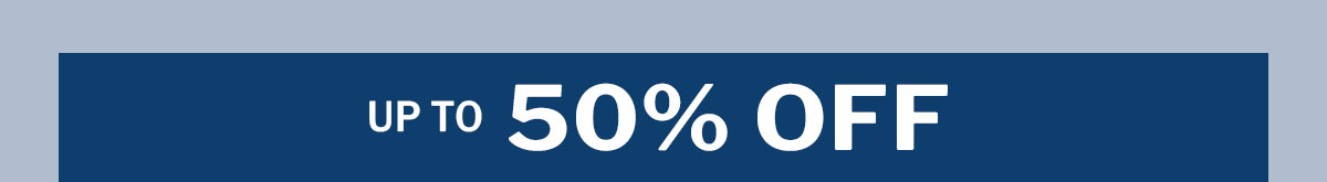 up to 50% off