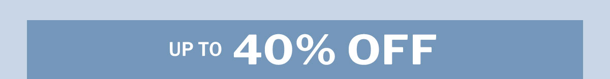 up to 40% off