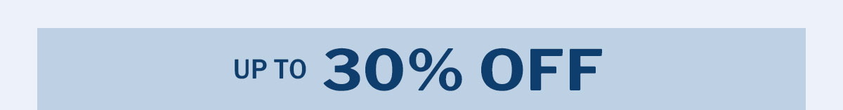 up to 30% off