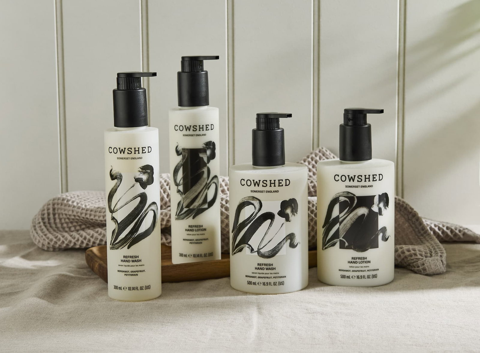 Cowshed Refresh Hand Wash and Lotions in 300ml and 500ml