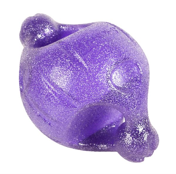 Image of Sphere Flashing Purple Throw & Fetch Dog Toy