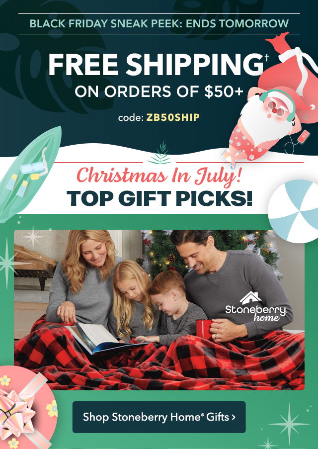 Shop Christmas in July