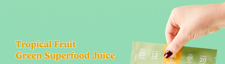 Tropical Fruit Green Superfood Juice