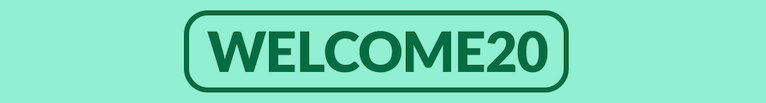 Use WELCOME20