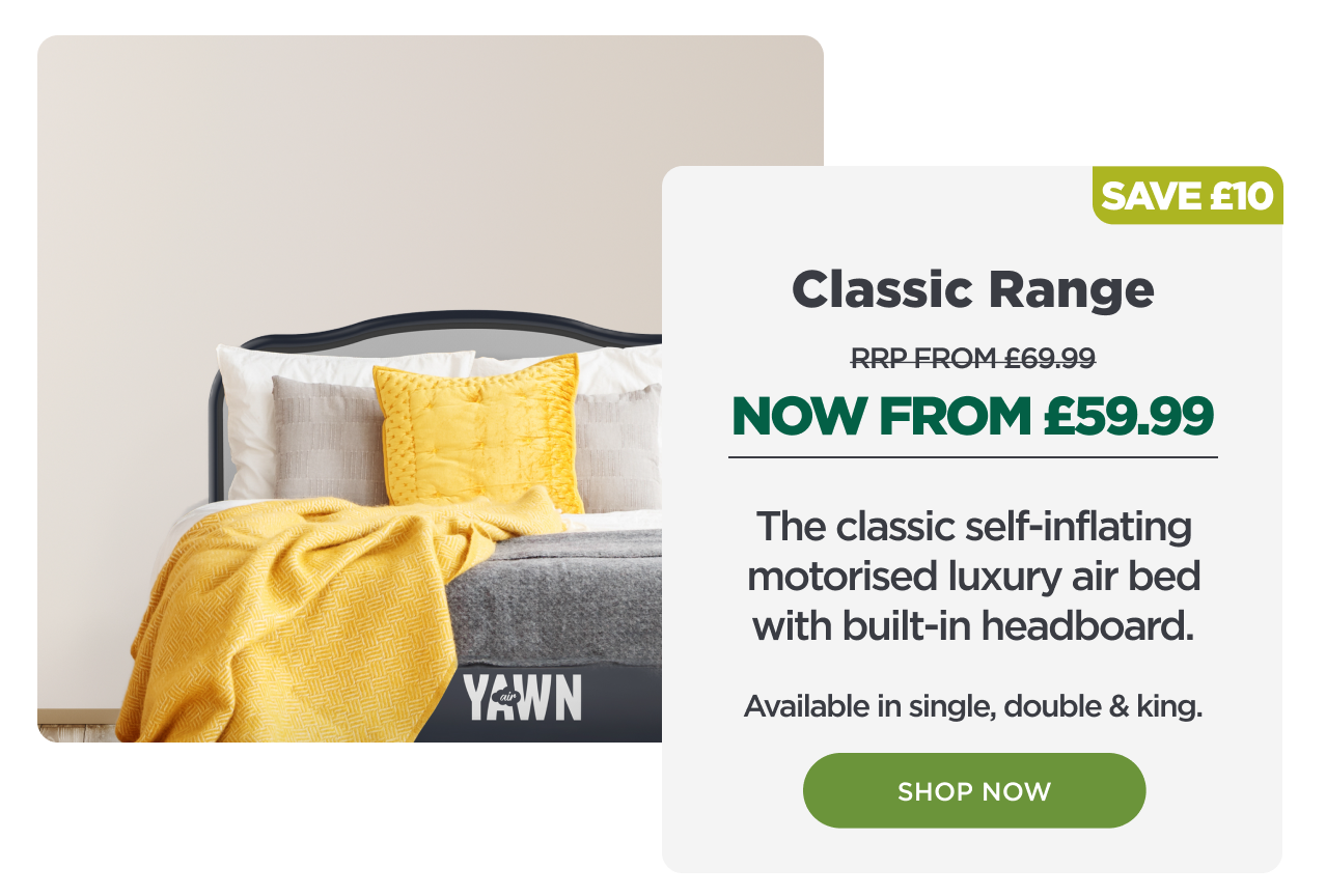 YAWN Air Bed – Self-Inflating Mattress