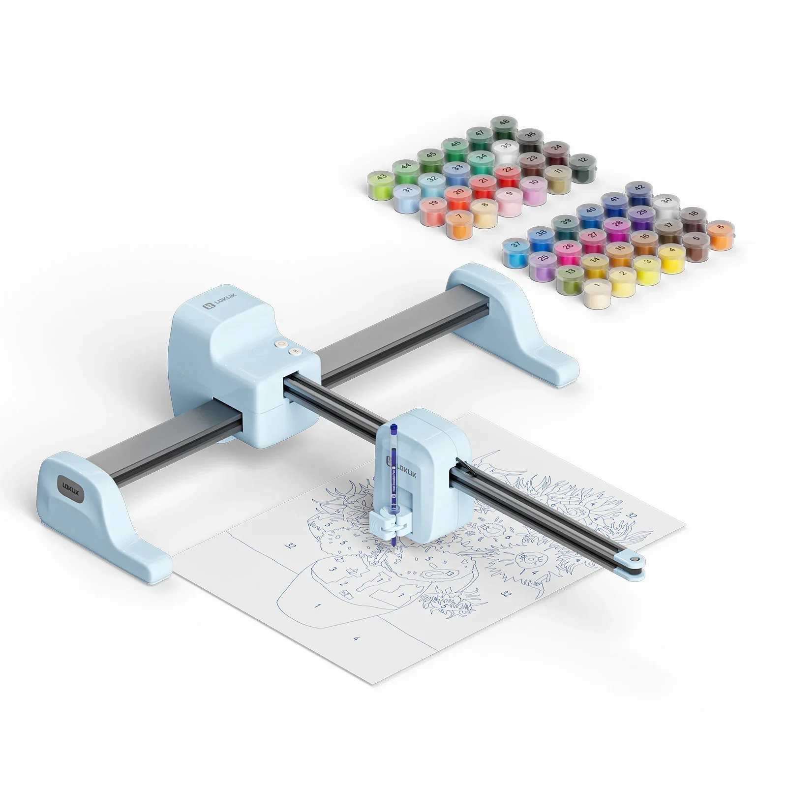 LOKLiK-HTVRONT iPaint | AI-Powered Painting Machine, Standard Kit