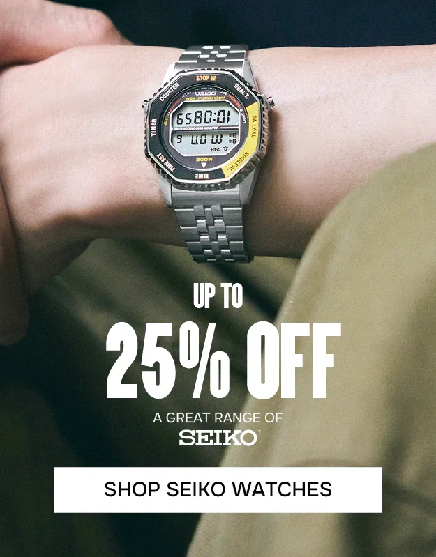 Up To 25% Off A Great Range Of Seiko
