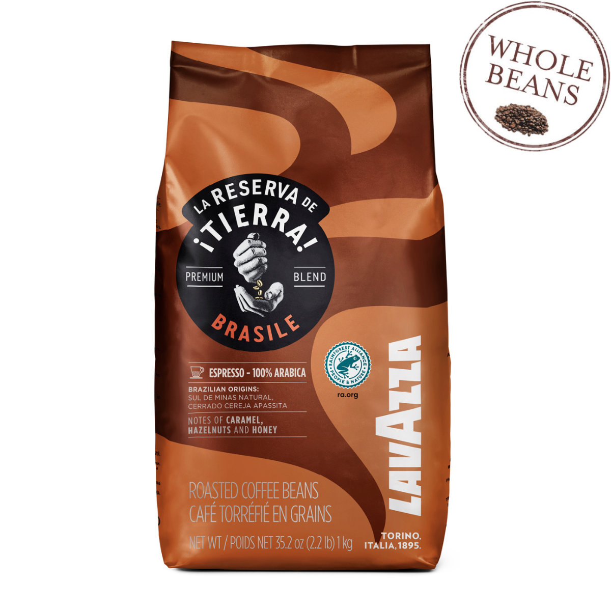 ¡Tierra! Brazil 100% Arabica Whole Coffee Beans