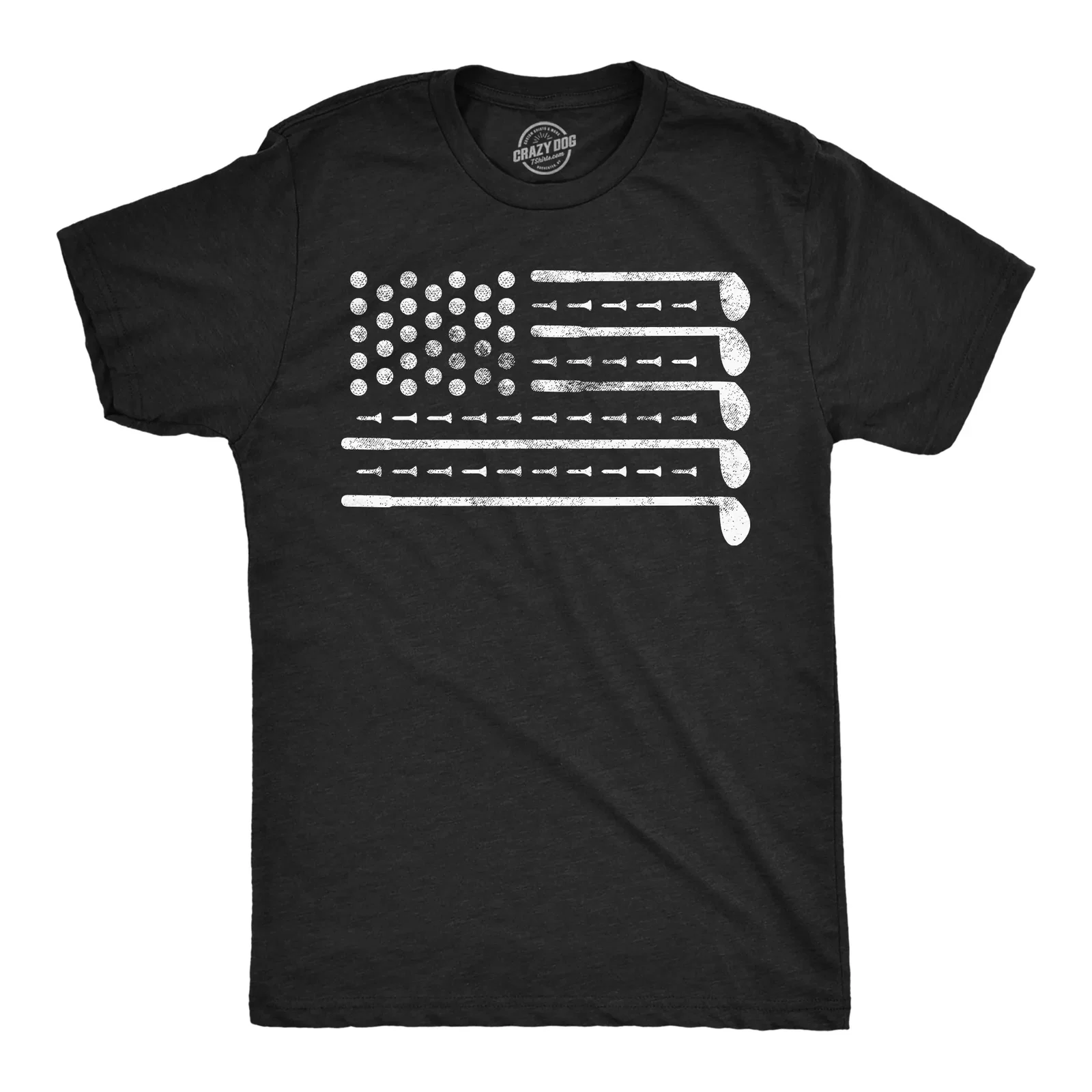 Image of Golf American Flag Men's T Shirt