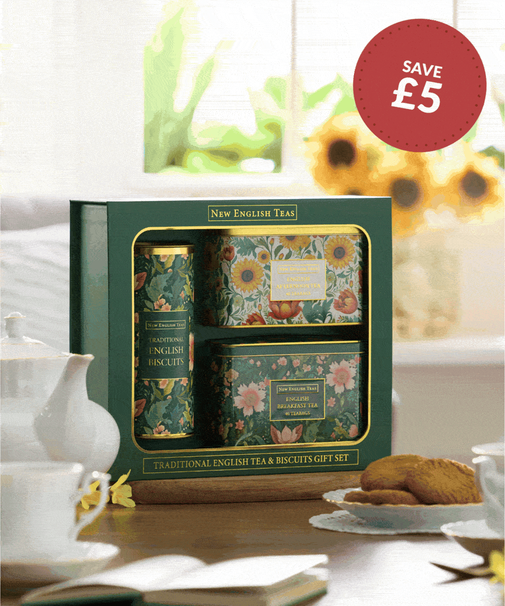 £5 off Tea & Biscuits sets by New English Teas